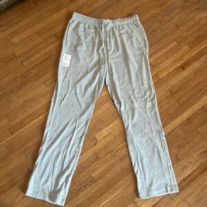 NWT Sonoma men’s gray herringbone pajama pants